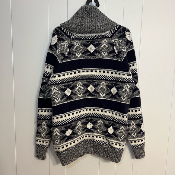 Telluride clothing company, Sweater Lambswool Nordic Knit size M - Picture 3 of 6